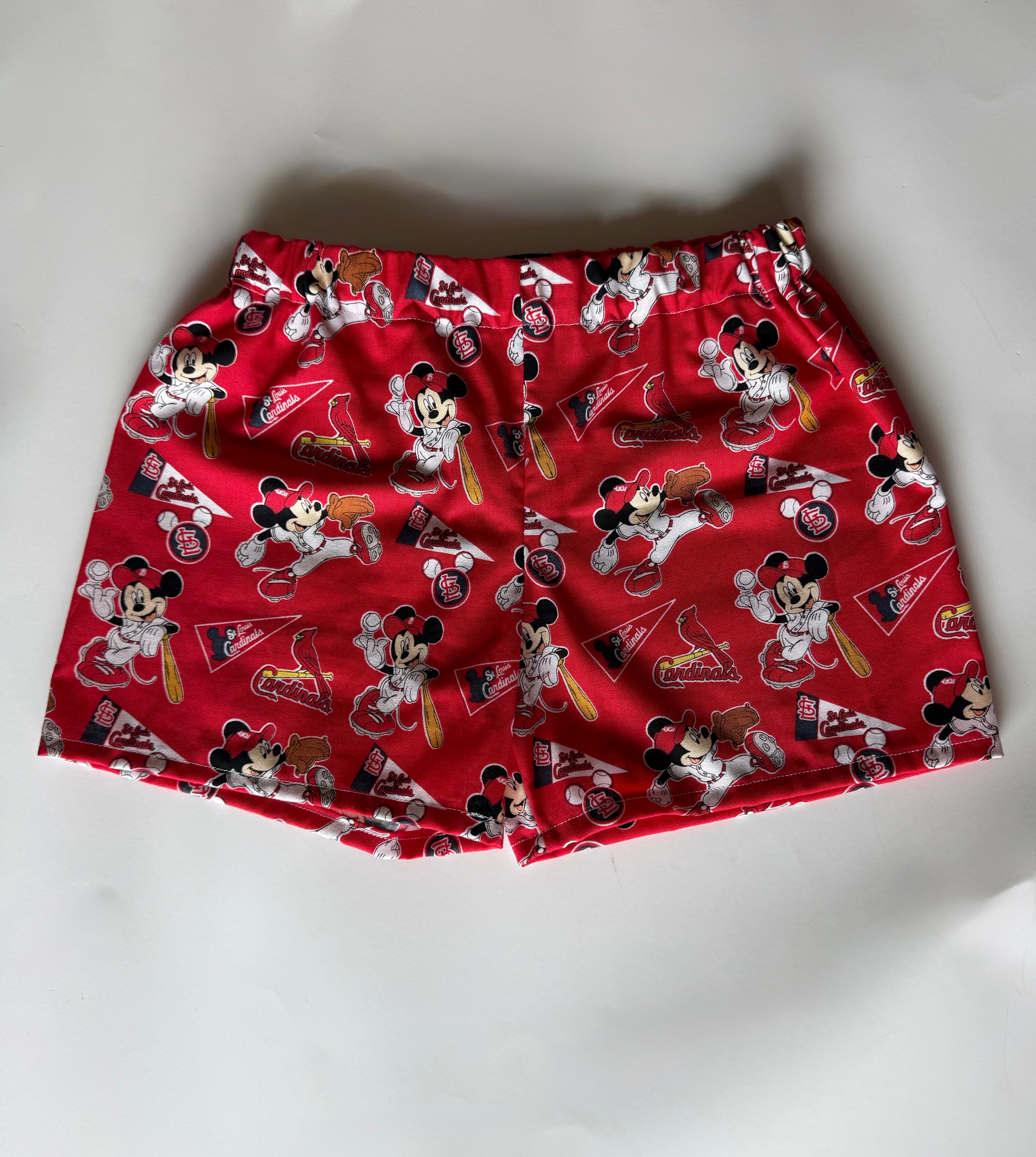 Cardinals Mickey Mouse - Keiki Shorts