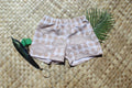 Keiki Kāne Shorts - Tan Palaka Uluas