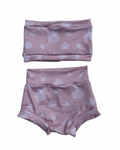 Bummies Tube Top Set - Pink Hibiscus