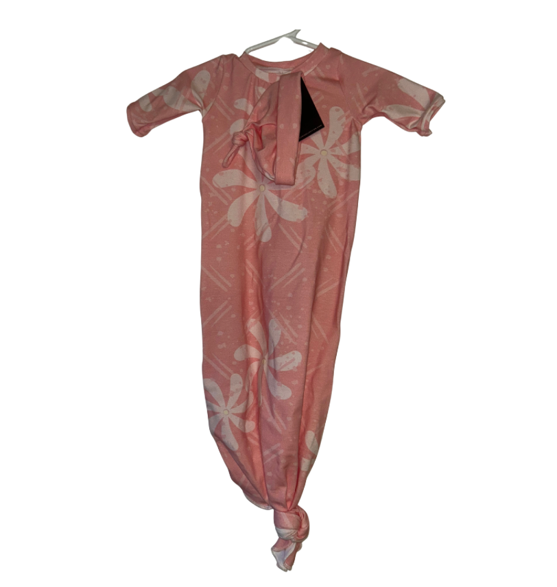 Knotted Gown w/Matching Beanie - Tiare